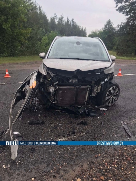 Результат небезопасного маневра в Пинском районе Результат небезопасного маневра в Пинском районе
