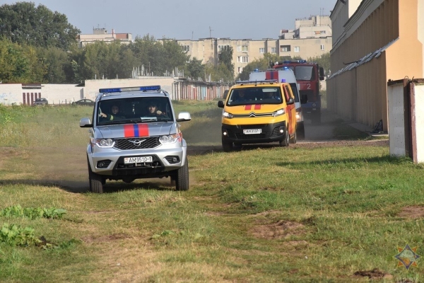 В Бресте прошли учения на железнодорожном транспорте