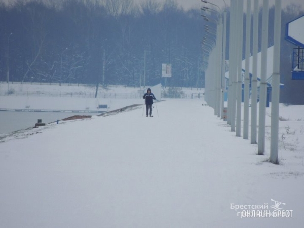 Лыжная трасса заработала на гребном канале Бреста Лыжная трасса заработала на гребном канале Бреста