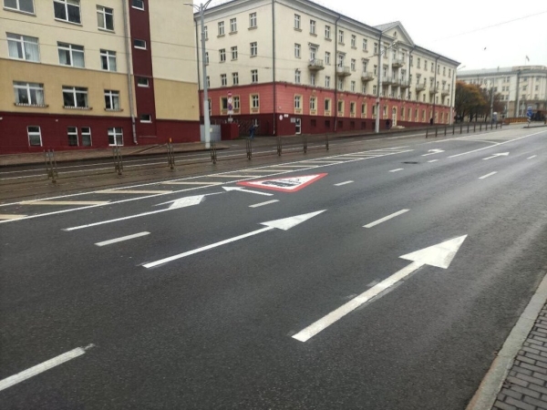 В Минске появилась новая дорожная разметка. Вот для чего В Минске появилась новая дорожная разметка. Вот для чего