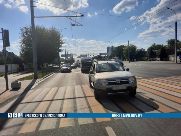 В Бресте произошло попутное ДТП В Бресте произошло попутное ДТП