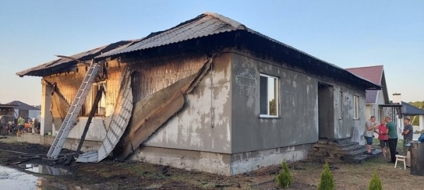 В Брестском районе горел жилой дом В Брестском районе горел жилой дом