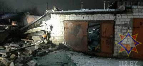 В Бобруйске произошел взрыв в гаражном кооперативе