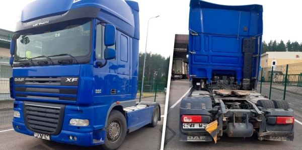 Из Беларуси в Литву приехал грузовик, который уже 4 года ищут в Польше Из Беларуси в Литву приехал грузовик, который уже 4 года ищут в Польше