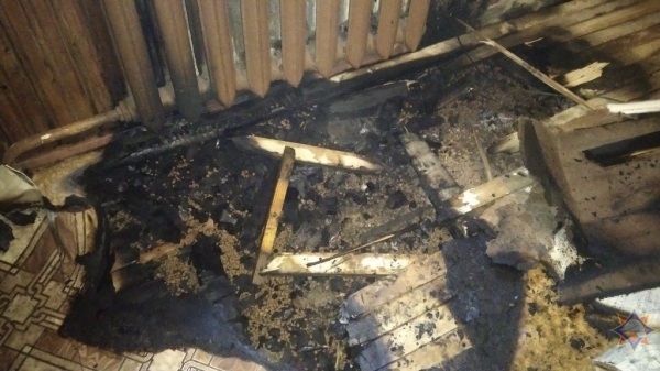 На пожаре в Каменецком районе спасены брат и сестра На пожаре в Каменецком районе спасены брат и сестра