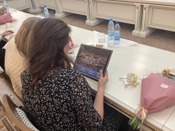 В брестском горисполкоме чествовали женскую волейбольную команду «Прибужье» В брестском горисполкоме чествовали женскую волейбольную команду «Прибужье»