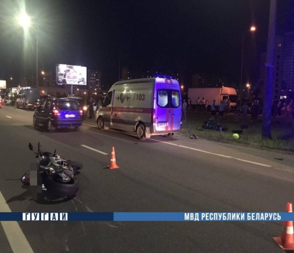 В Бресте мотоциклисты устроили гонки на выживание. Все закончилось гибелью одного из них