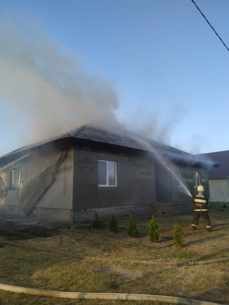 В Брестском районе горел жилой дом В Брестском районе горел жилой дом