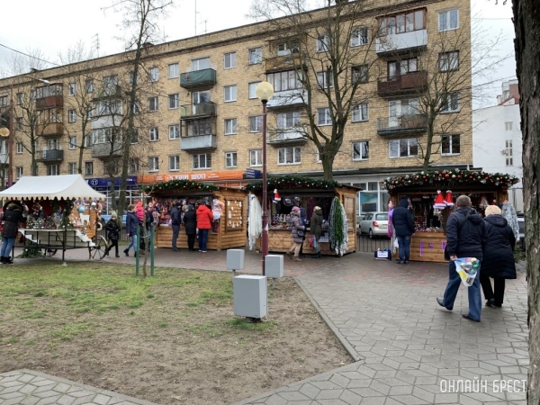 Где и когда будут в Бресте предновогодние ярмарки и елочные базары
