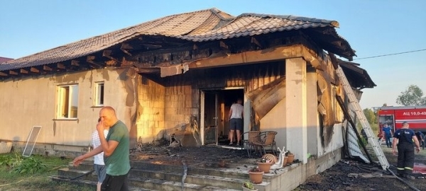 В Брестском районе горел жилой дом В Брестском районе горел жилой дом