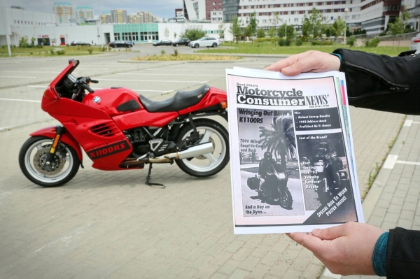 Белорус купил в США 27-летний мотоцикл BMW K1100 RS Белорус купил в США 27-летний мотоцикл BMW K1100 RS