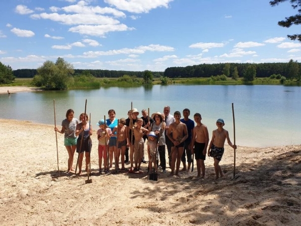 Новый пляж обустроили в Малоритском районе Новый пляж обустроили в Малоритском районе