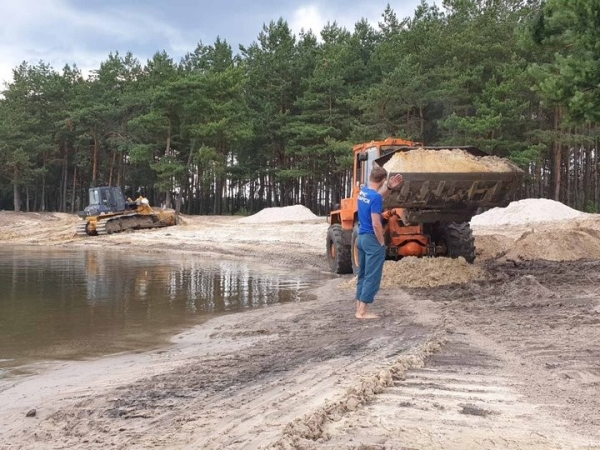 Новый пляж обустроили в Малоритском районе Новый пляж обустроили в Малоритском районе