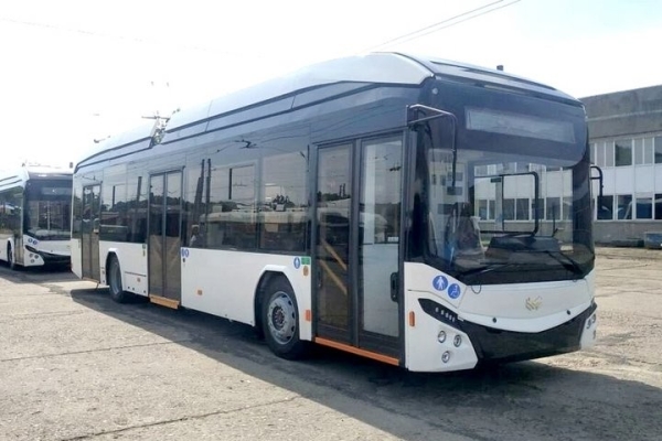 Новые троллейбусы поступили в Гродно. В Беларуси таких еще не было Новые троллейбусы поступили в Гродно. В Беларуси таких еще не было