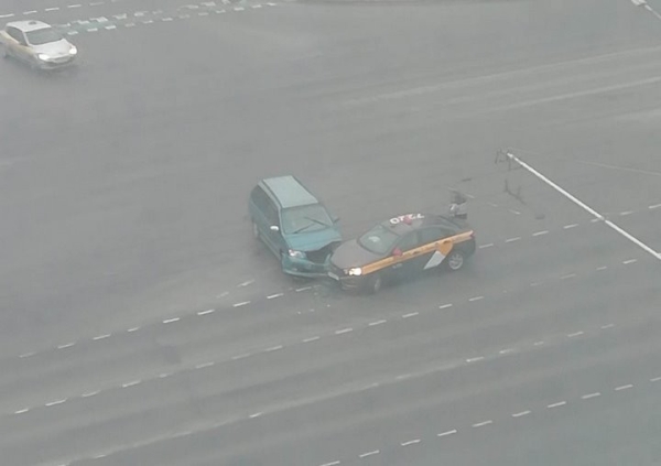 Водитель такси спровоцировал ДТП в Бресте Водитель такси спровоцировал ДТП в Бресте