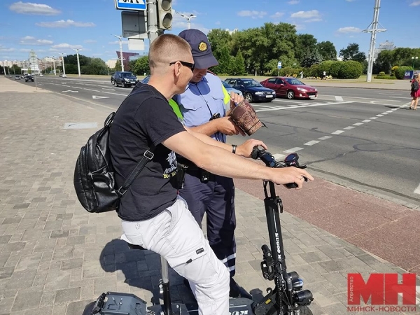 Не выше 25 км/ч! Скорость движения средств персональной мобильности начали фиксировать сотрудники ГАИ