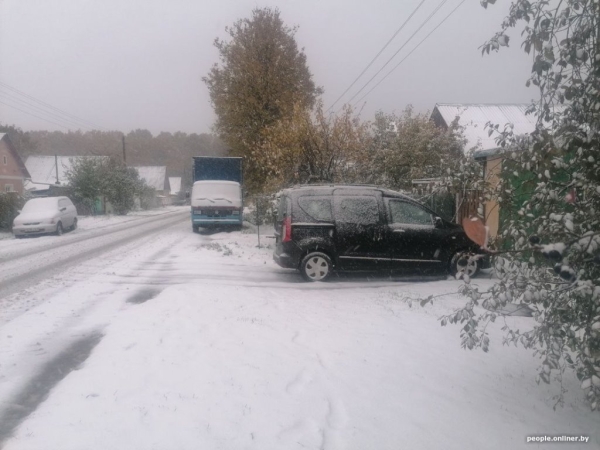 В Беларуси выпал снег В Беларуси выпал снег