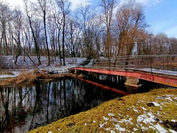 Встретились зима и весна. В парке в Высоком можно застать обе поры года (Брестская область) Встретились зима и весна. В парке в Высоком можно застать обе поры года (Брестская область)