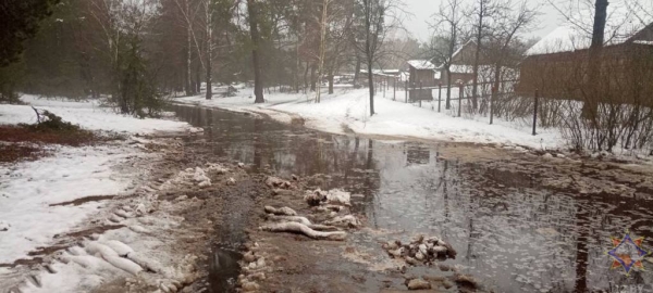 Фотофакт. Подтопило участки возле Бреста и по области Фотофакт. Подтопило участки возле Бреста и по области